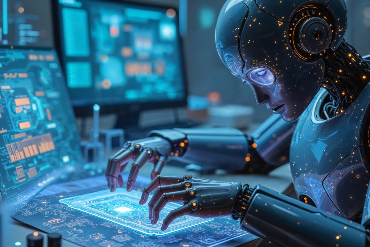 futuristic-robot-interacting-with-digital-interface