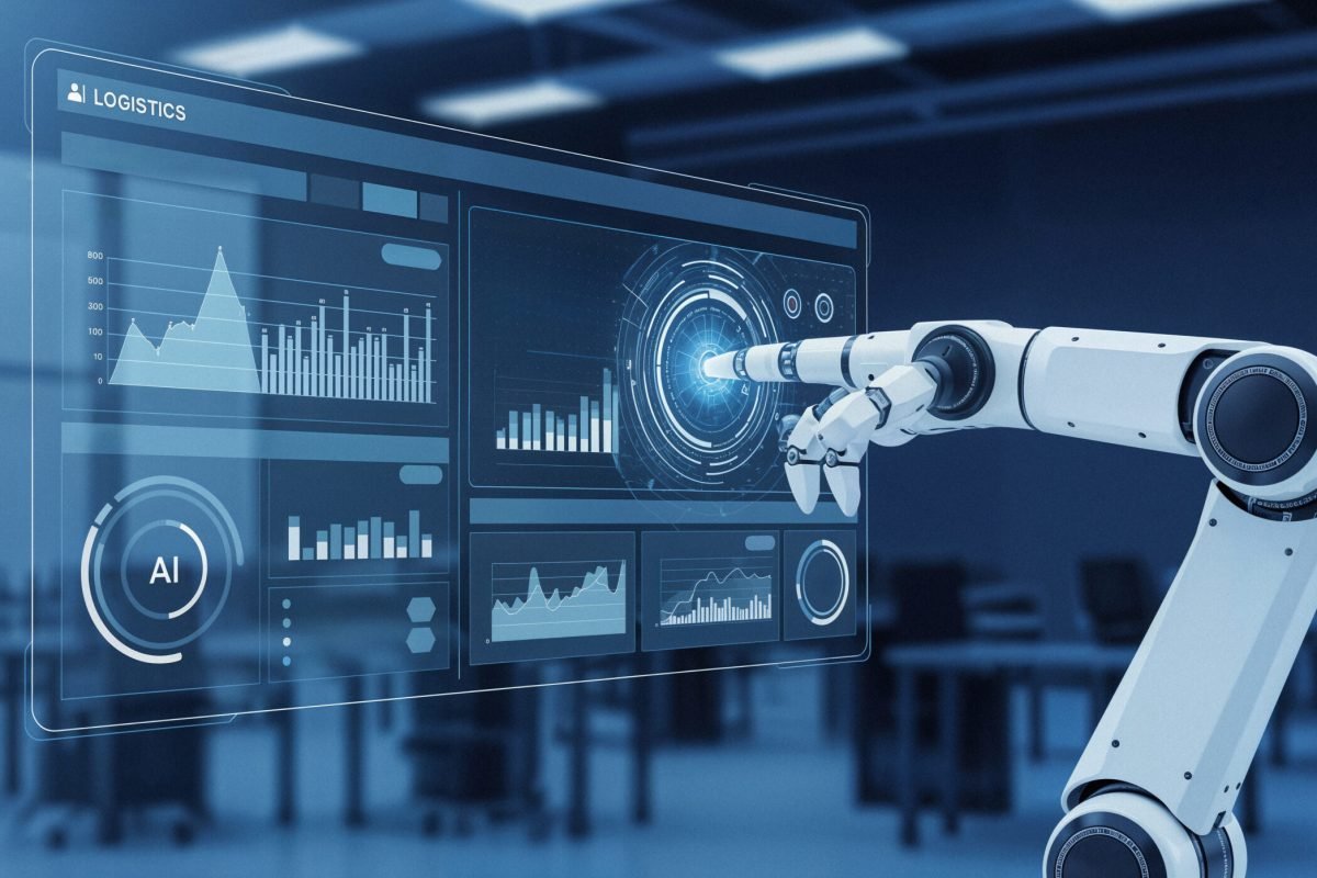 robotic-arm-interacting-with-logistics-data-interface